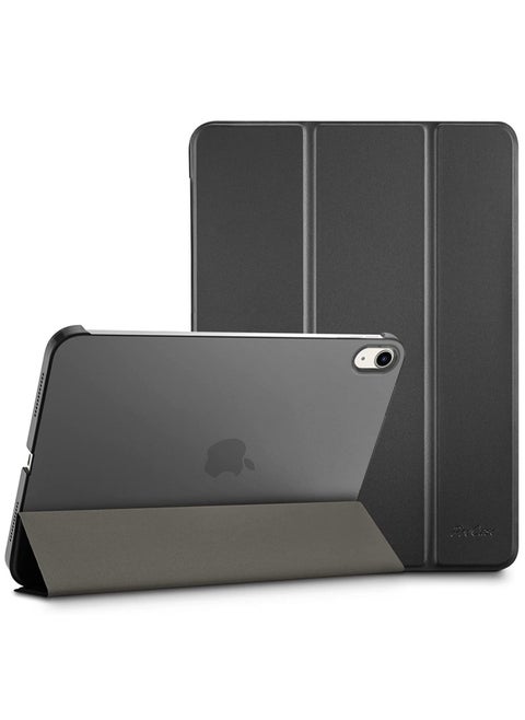 iPad 10th Generation Case 2022 iPad 10.9 Inch Case, iPad 10 Case Slim Stand Hard Shell Back Protective Smart Cover for 10.9” iPad 10th Gen 2022 Release A2696 A2757 A2777 -Black
