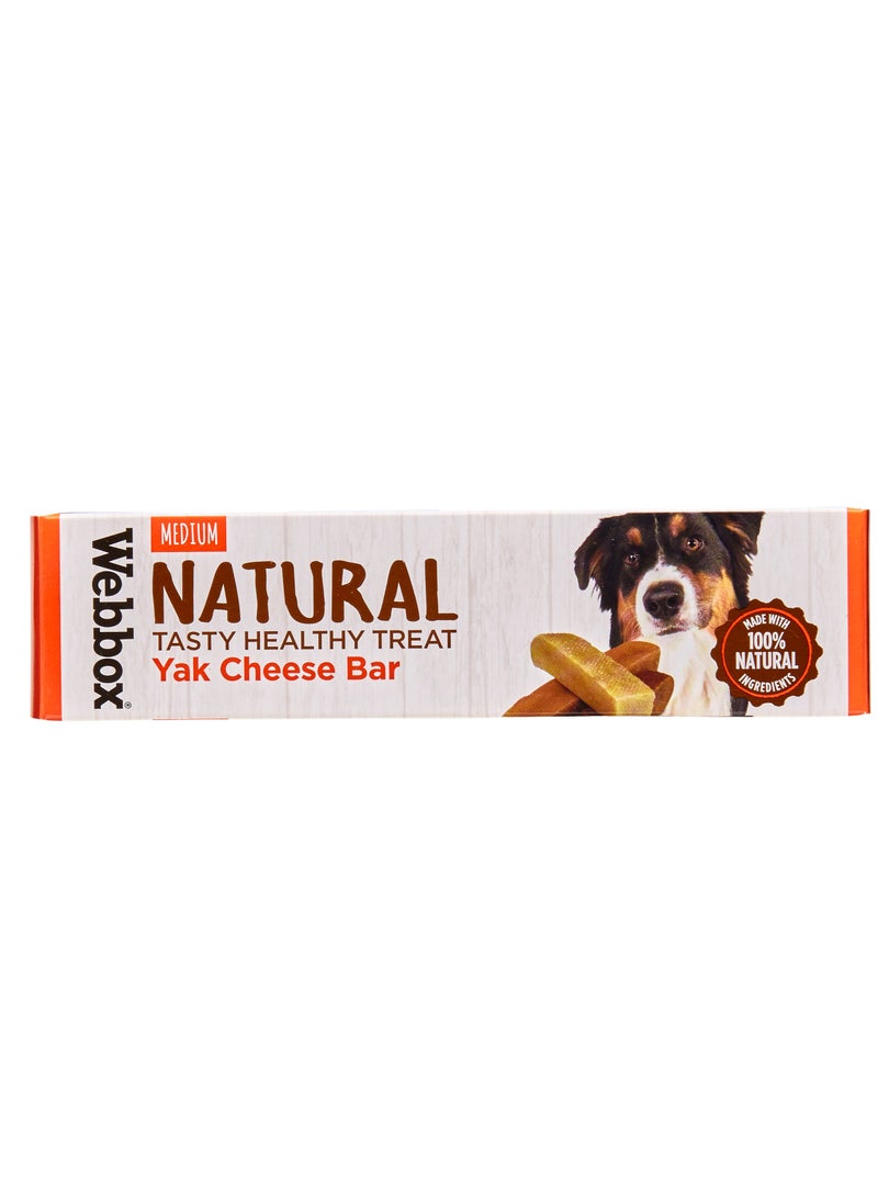 Webbox Natural Yak Cheese Medium Bars 70g 