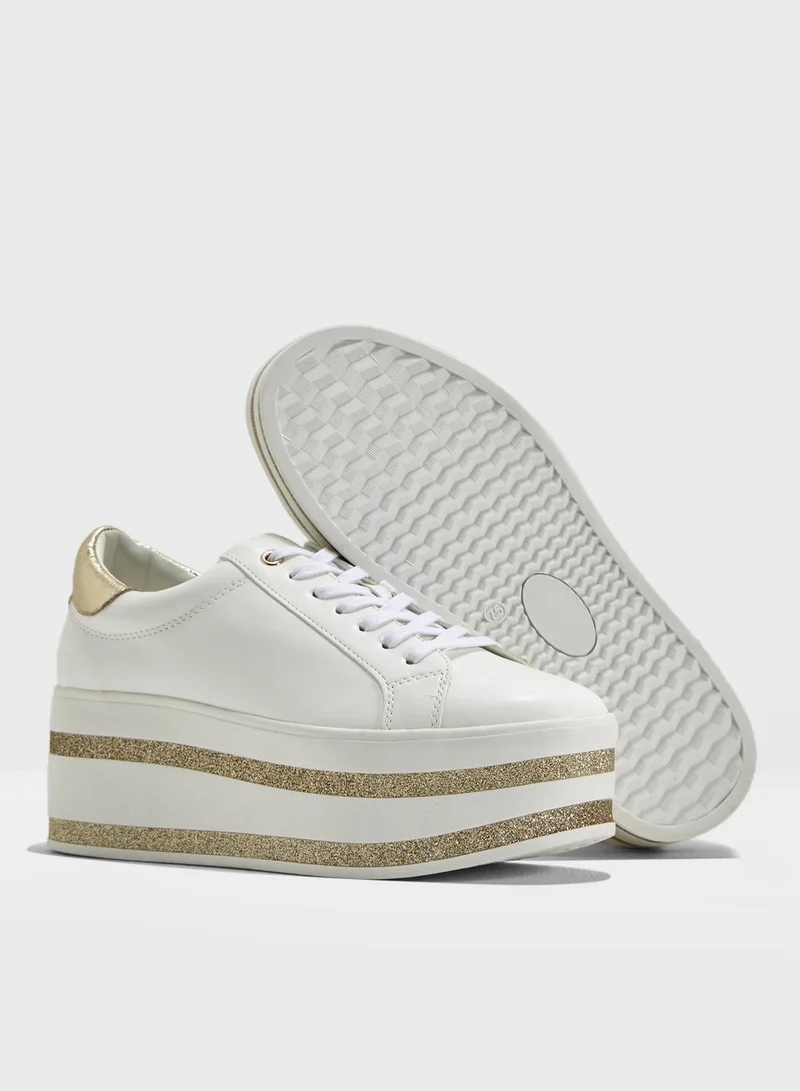 CALL IT SPRING High Flatform Lace Up Shoe