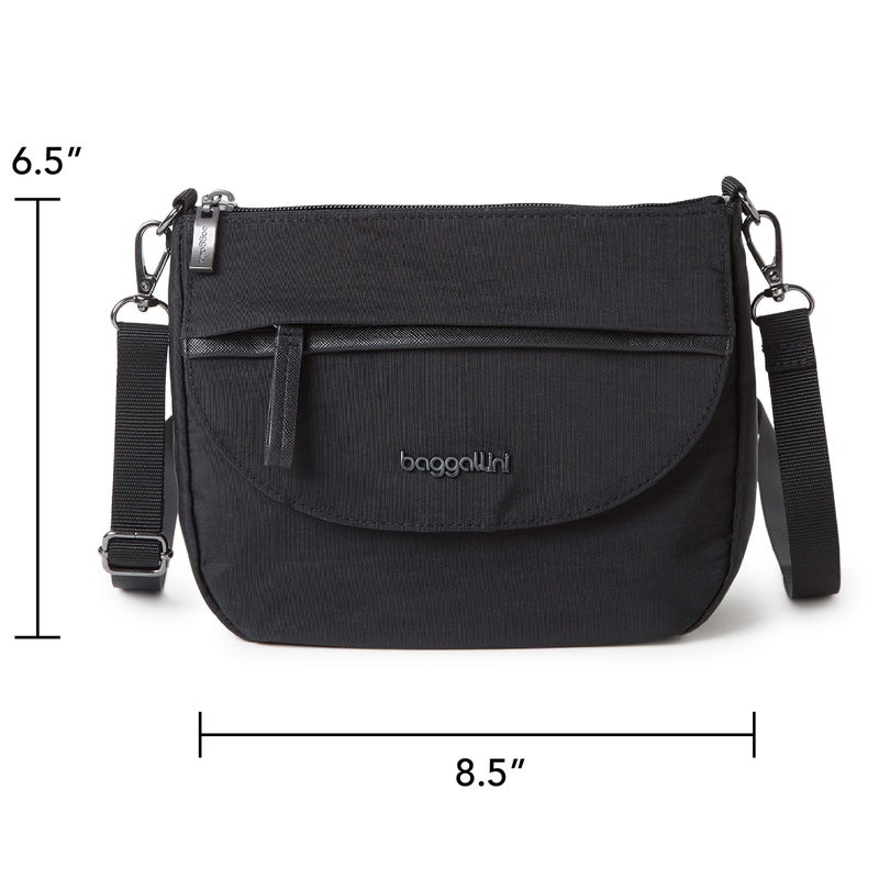 Baggallini womens 2.0 Pocket Crossbody 2 0 with RFID, Black, One Size US - Image 5