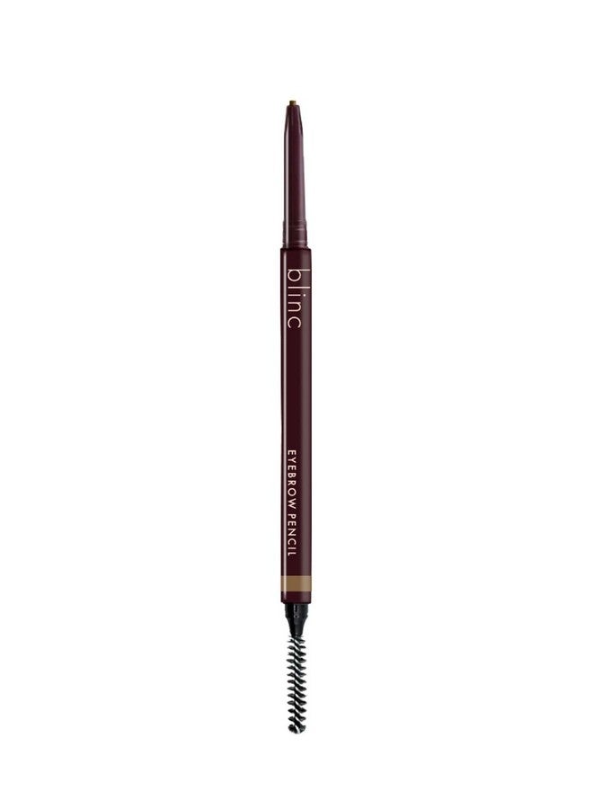 Blinc Eyebrow Pencil, Dual-Sided Precise, Fine Tip Eyebrow Pencil with Vitamins C & E, Natural Finish, Long-Wearing, Water-Resistant, Vegan, Gluten-Free & Cruelty-Free, Dark Brunette, 0.09g/0.003 Oz - Image 1