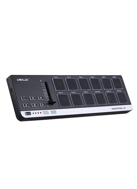EasyPad.12 Portable Mini USB 12 Drum Pad  MIDI Controller