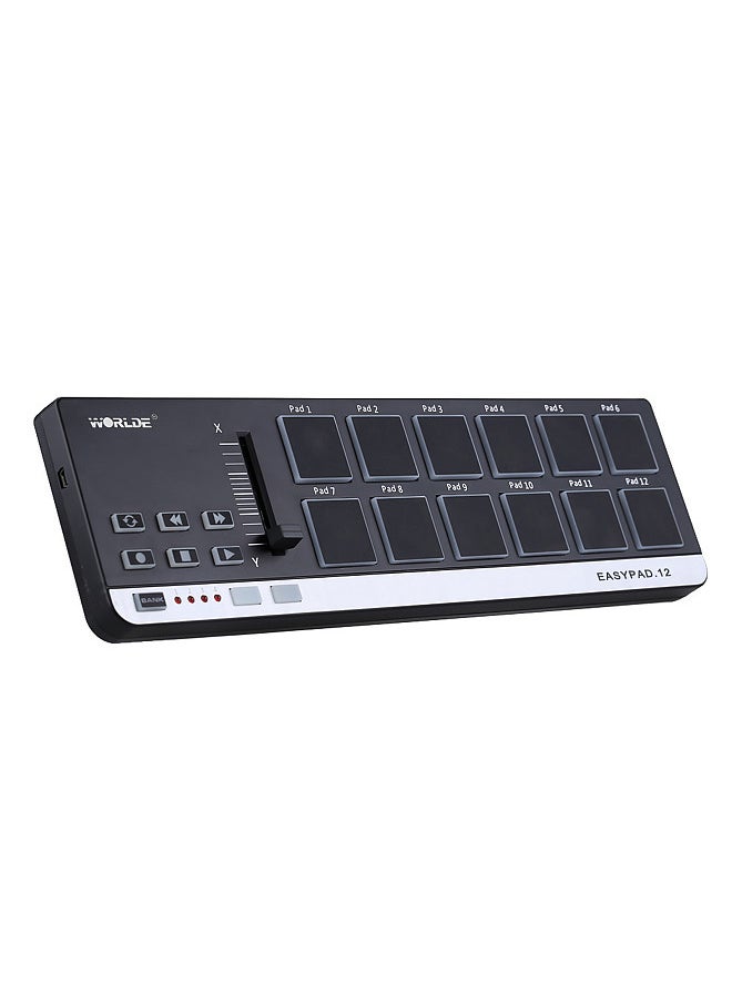 EasyPad.12 Portable Mini USB 12 Drum Pad  MIDI Controller