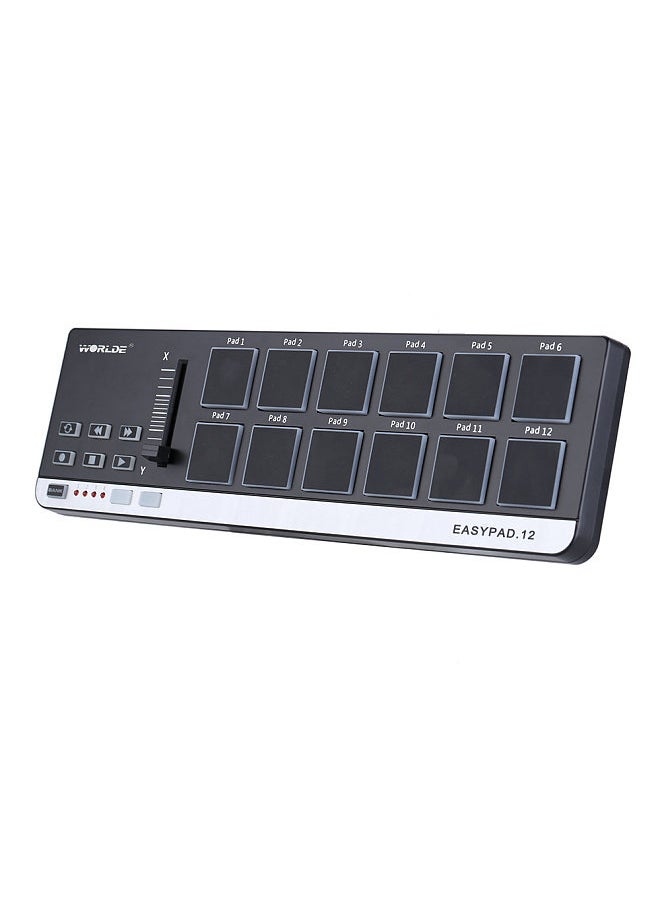 EasyPad.12 Portable Mini USB 12 Drum Pad  MIDI Controller