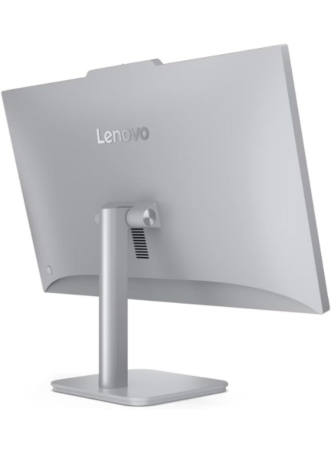 Lenovo (Upgraded) AIO A100 All-in-One Desktop PC – 23.8" FHD IPS Display, Intel N100 (i3 Alternative), 8GB DDR4, 512GB SSD, Wi-Fi 6, Windows 11 Pro, USB Keyboard & Mouse Included – Cloud Grey English Cloud Grey - Image 4