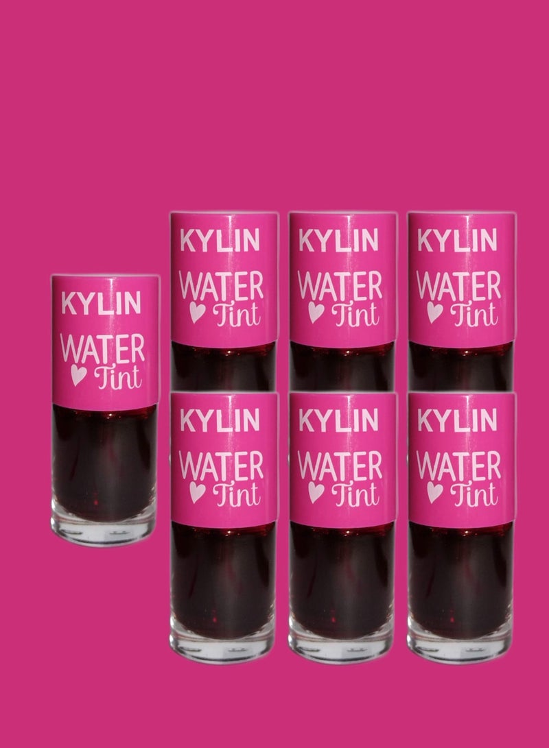 KYLIN 7 Pieces Water Tint Lip Gloss Cherry Ade - Image 1