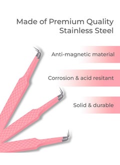 Stacy Lash Isolation Tweezers/Precision Supplies For Classic &Volume Extensions And Individual False Eyelashes/Separator Tool/Curved Tip  - Image 3