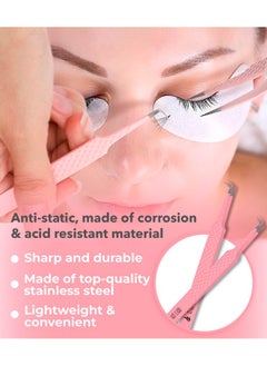 Stacy Lash Isolation Tweezers/Precision Supplies For Classic &Volume Extensions And Individual False Eyelashes/Separator Tool/Curved Tip  - Image 5