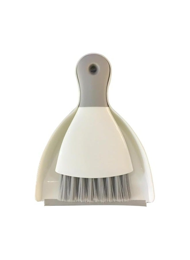 Oasisgalore Mini Desktop Cleaning Brush Sweeper Garbage Desktop Computer KeyboardBrush Small Broom Dustpan Shovel Set Table Supplies Mini Handheld Dustpan Indoor and Outdoor for Cleaning Assistant Sweeping - Image 1