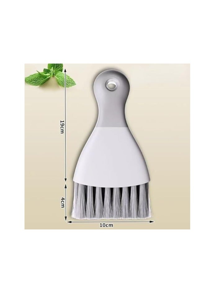 Oasisgalore Mini Desktop Cleaning Brush Sweeper Garbage Desktop Computer KeyboardBrush Small Broom Dustpan Shovel Set Table Supplies Mini Handheld Dustpan Indoor and Outdoor for Cleaning Assistant Sweeping - Image 2