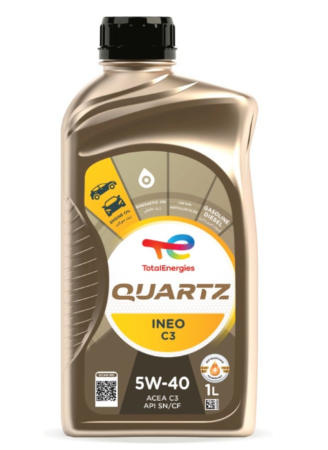 TotalEnergies - QUARTZ INEO C3 5W-40 - 1 Liter - Image 1