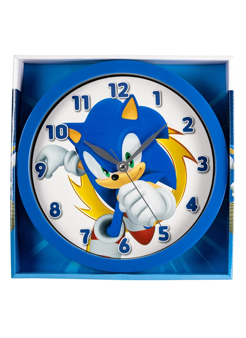 Sonic The Hedgehog Sega Sonic The Hedgehog Blue Wall Clock - SNC3002