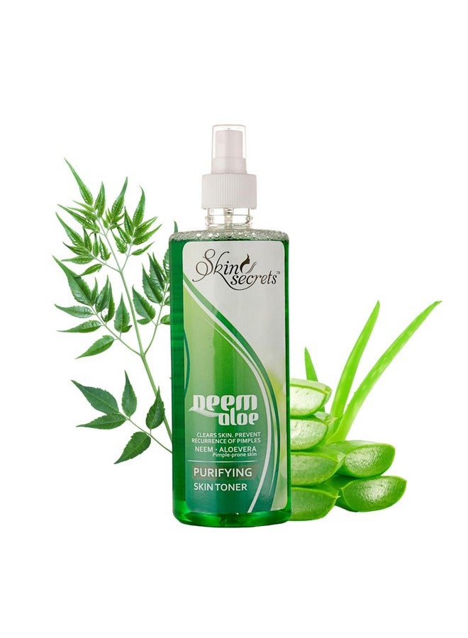 Skin Secrets Neem & Aloe Skin Toner With Neem & Aloe Extract| Removes Excess Oil| For Men & Women| 500Ml - Image 1