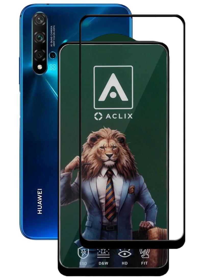 ACLIX Antistatic ESD Dustproof Premium Quality High Definition Tempered Glass Screen Protector Designed For Huawei nova 5T - Image 1