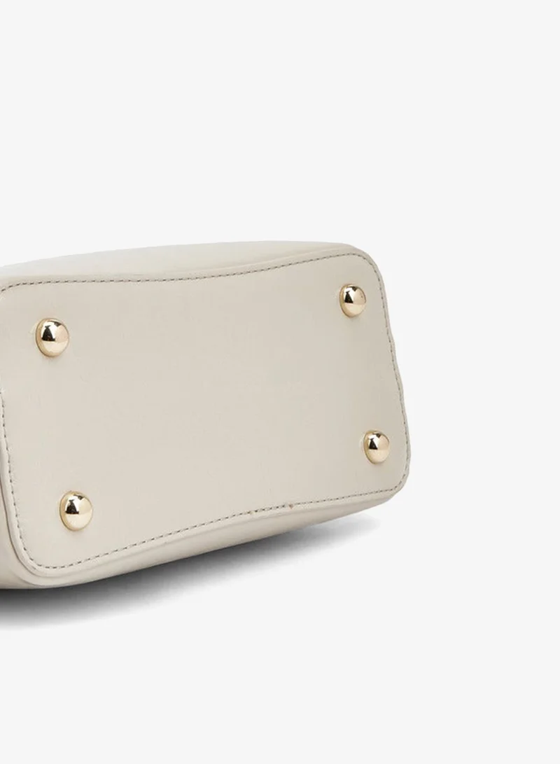 Le Confort BEIGE Textured Tote Bag With Adjustable Strap for Women | Best Price UAE