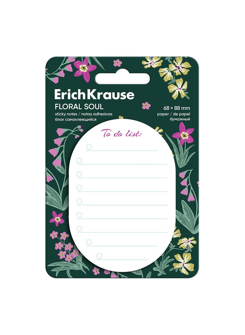 ErichKrause 60-Sheet Ruled To-Do List 68x88mm Size - Image 1
