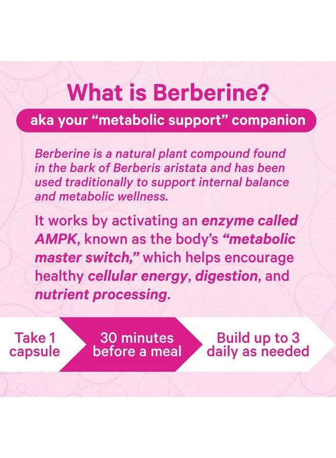 Pink Stork مكمل بيربرين من بينك ستورك 500 ملغ - دعم الأيض للنساء - صحة هرمونية عامة، لنمط حياة نشط وصحي، خالي من الغلوتين، خالي من الألبان - كبسولات 500 ملغ، 30 حبة - Image 3