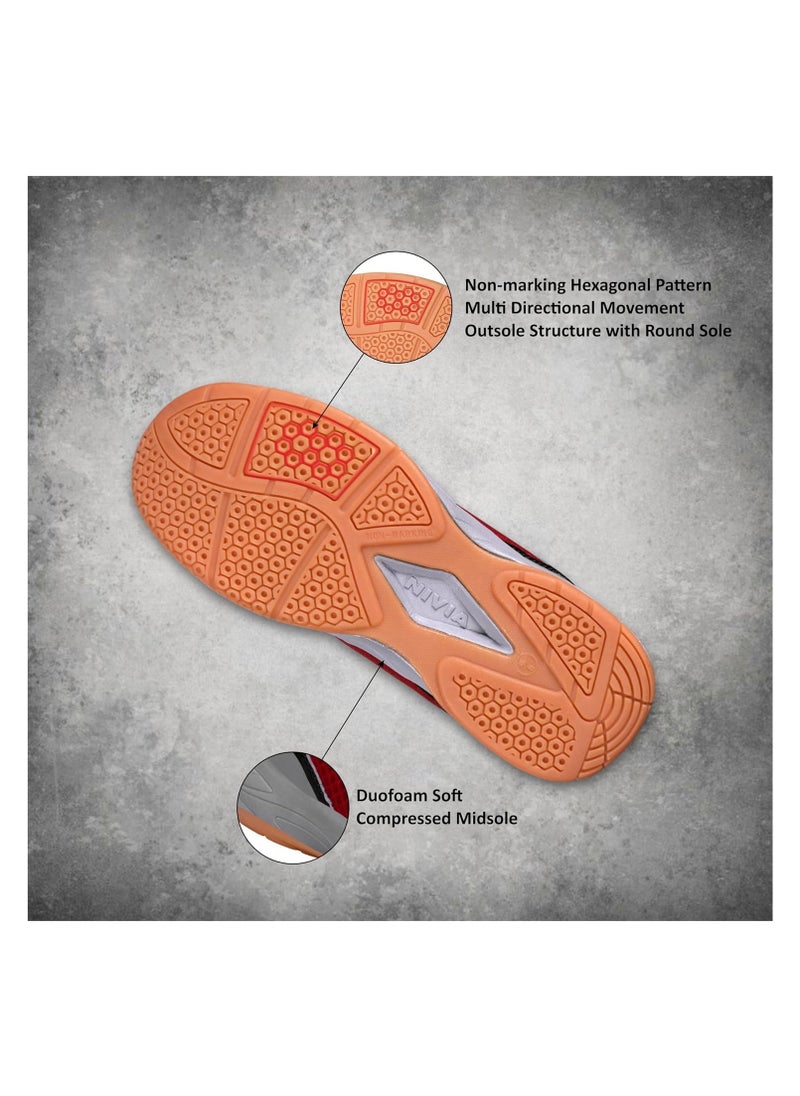 Nivia Appeal Badminton Shoes | For Mens and Boys | Non-Marking Shoe | Court Shoe | For Badminton, Squash, Tennis Players  - Image 4