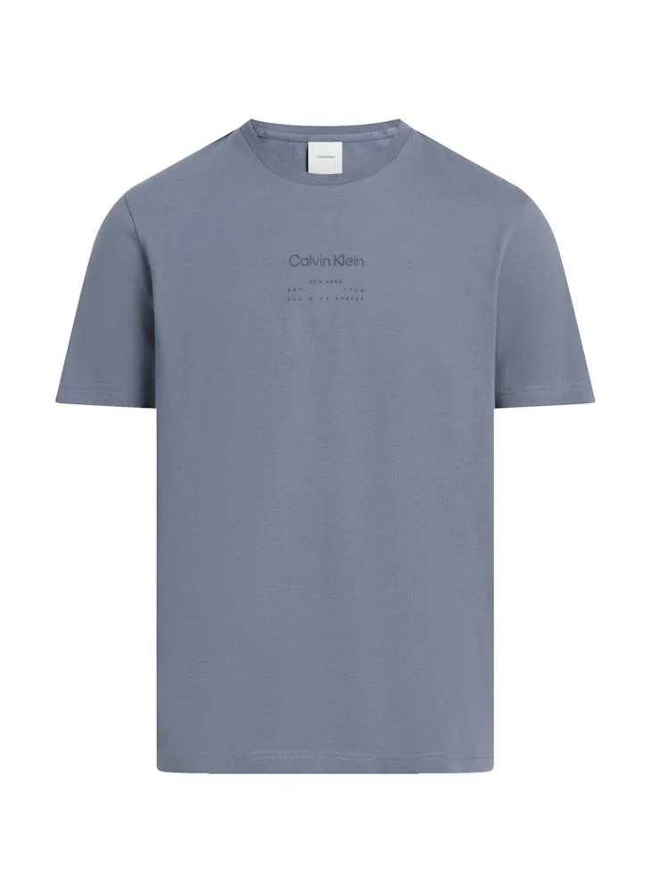 CALVIN KLEIN Raised Editorial Logo T-Shirt