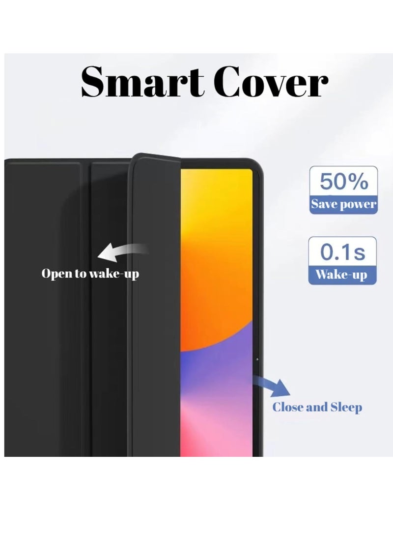 YoYoTech HUAWEI MatePad SE 11-inch 2024 Tablet Case Flip Cover with Magnetic Closure Auto Wake/Sleep Function having Pencil holder Slot - Image 3