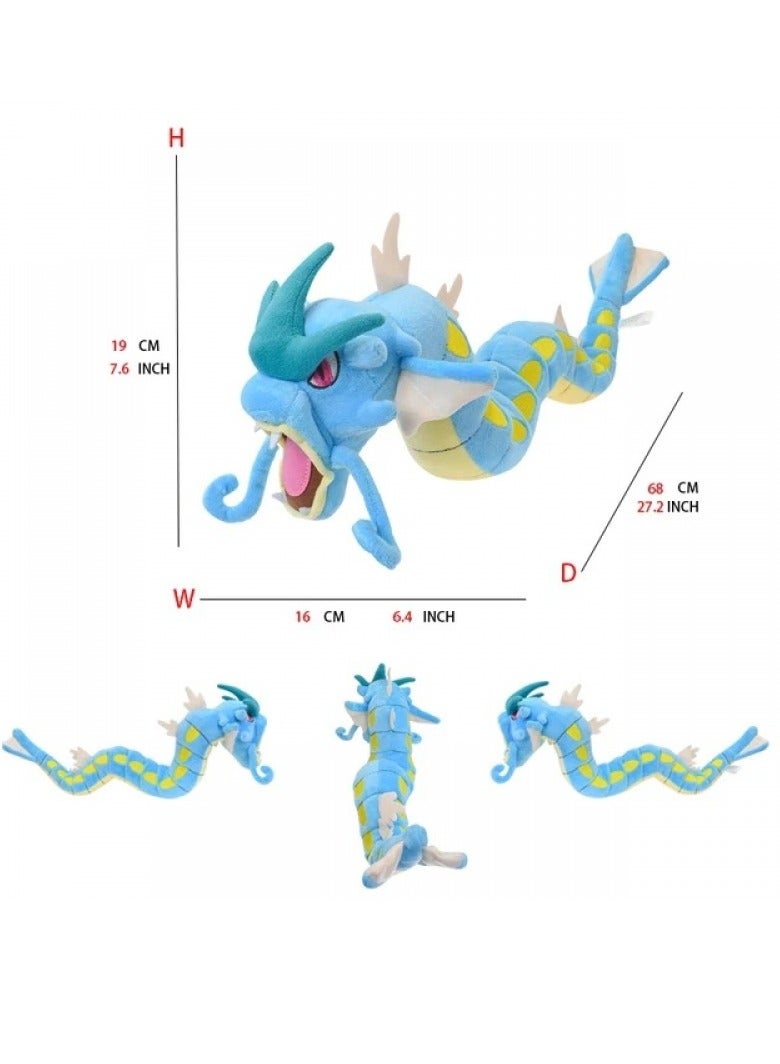 Bluejw 1-Piece Pocket Monsters Figure Gyarados Plush Toys 68cm - Image 3