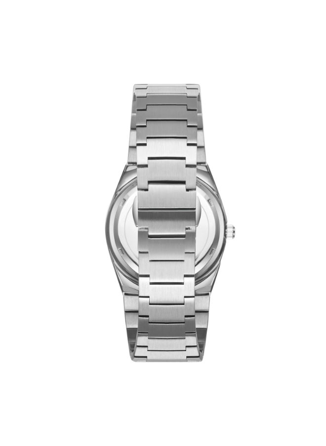 KENNETH SCOTT Men's Stainless Steel Analog Watch K24011-KBSW - 40 mm  - Image 3