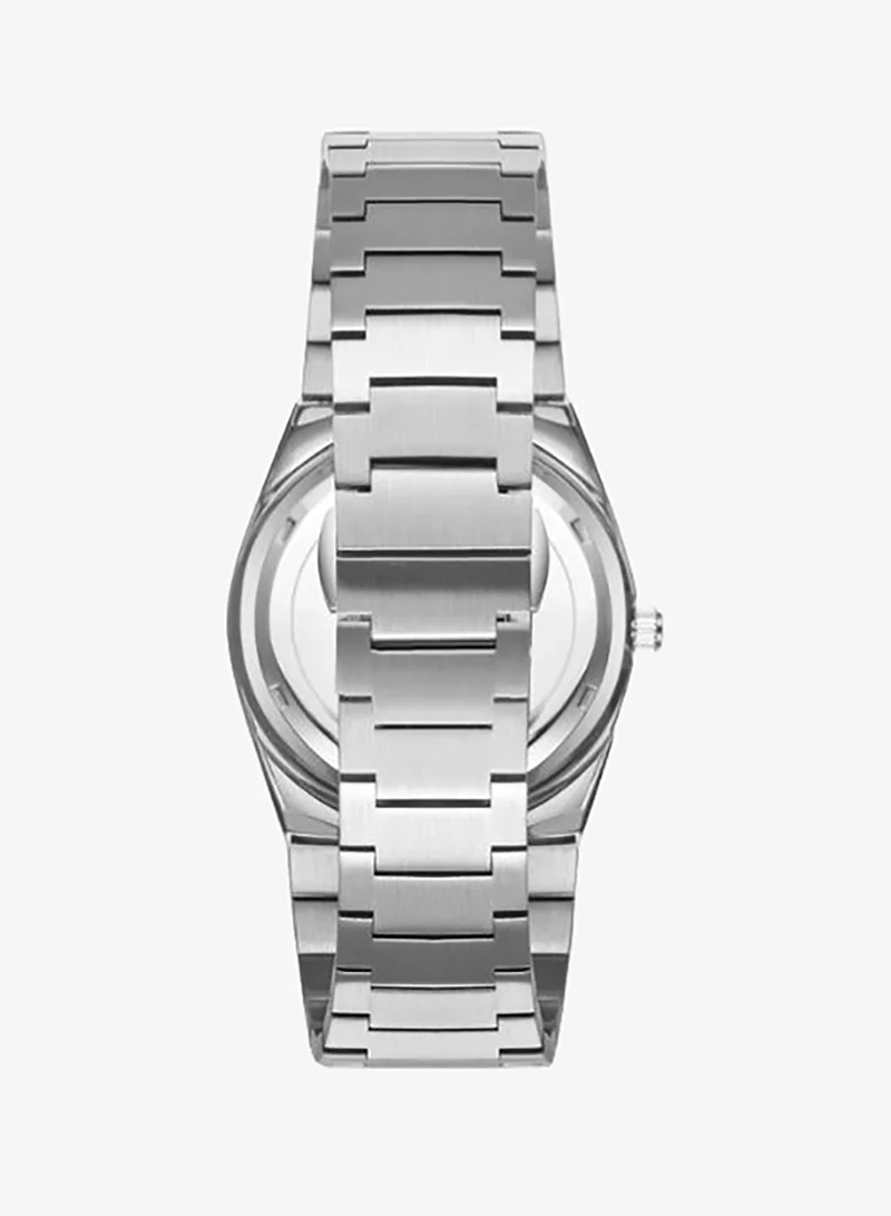 Kenneth Scott White Men's Stainless Steel Analog Watch K24011-KBSW - 40 mm for Men | Best Price UAE