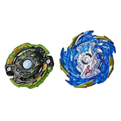 BeyBlade Bey Blade Burst Surge Speedstorm Evo Helios Blazebringer and Jormuntor J6 Spinning Top Dual Pack 2 Battling Game Top Toy for Kids Ages 8 and Up - Image 1