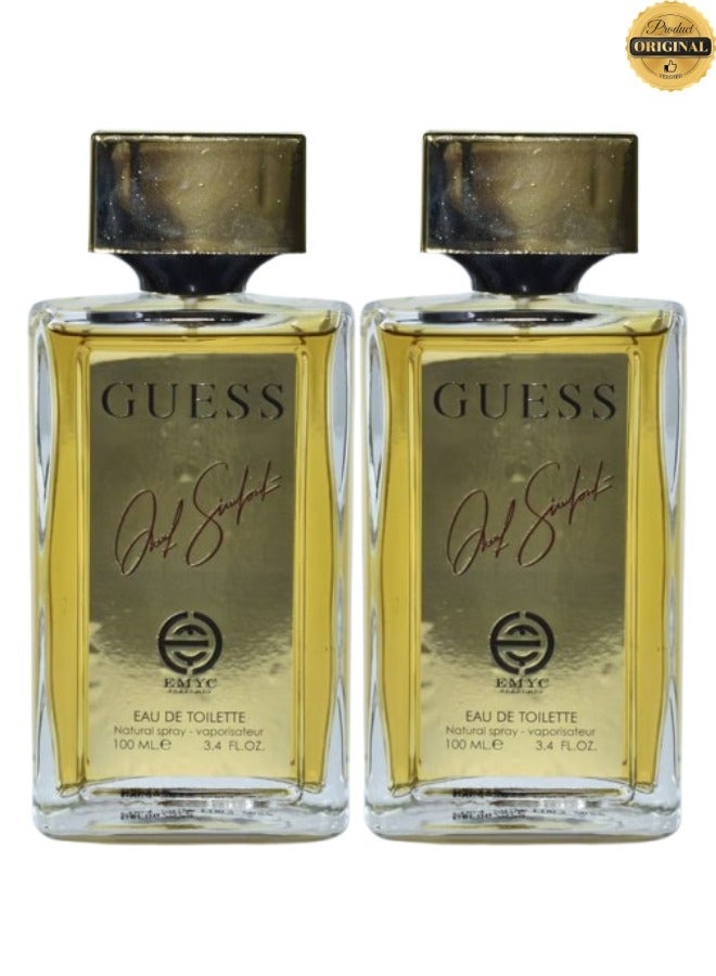 EMYC 2 Pieces Guess Perfume 100ML - Image 1