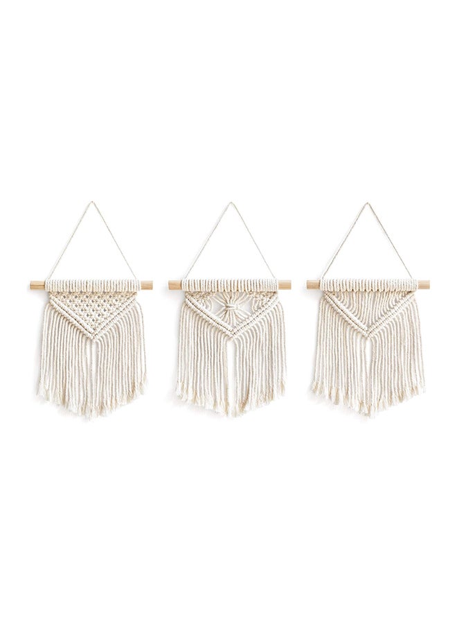 Antikiano Small Macrame Wall Hanging & Wall Decor.New Bohemian Style 20x14 cm - Image 1