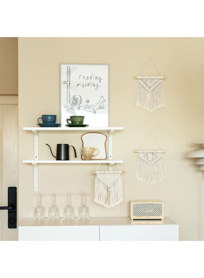 Antikiano Small Macrame Wall Hanging & Wall Decor.New Bohemian Style 20x14 cm - Image 2