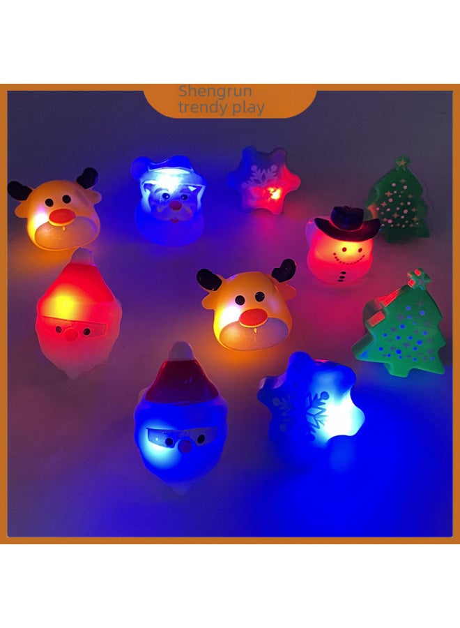 Special Ring Luminous Finger Light Led Flash Pumpkin Luminous Bracelet Children's Toy Gift-Color:Halloween Ring (a Set Of 6 Models, Shoot One And Send It Randomly)-Specifications:5*3*3  - Image 4