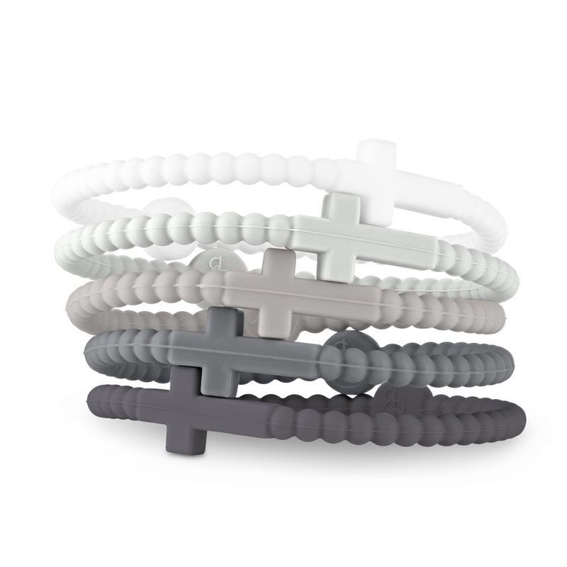 Ryan & Rose Jesus Bracelets - Cross Silicone Bracelet (Neon, Extra Small) - Image 1