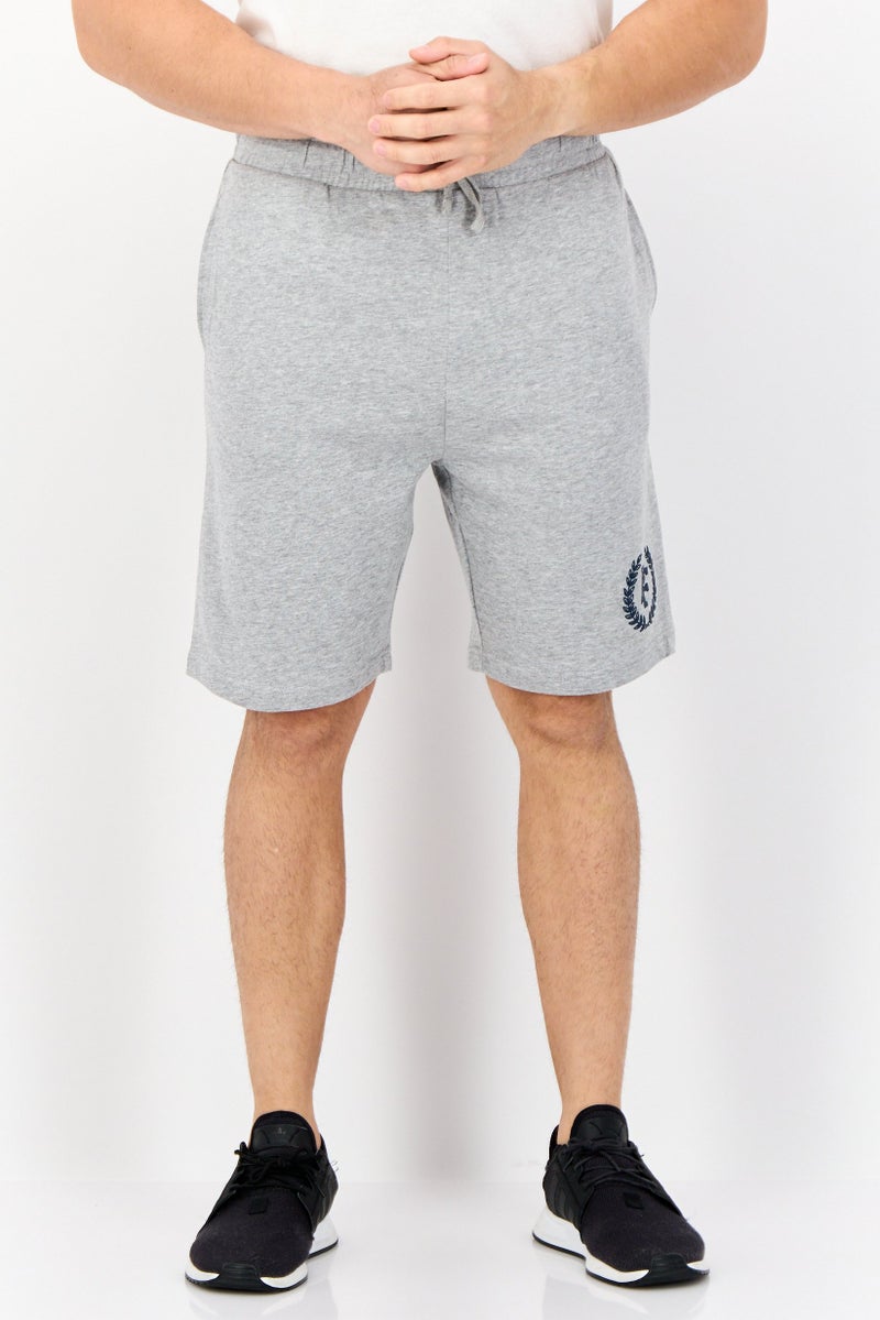 Paul Frank Men Graphic Print Basic Shorts, Grey - Image 1