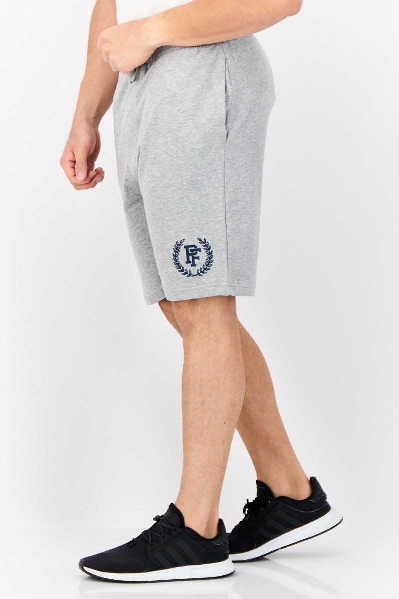 Paul Frank Men Graphic Print Basic Shorts, Grey - Image 3