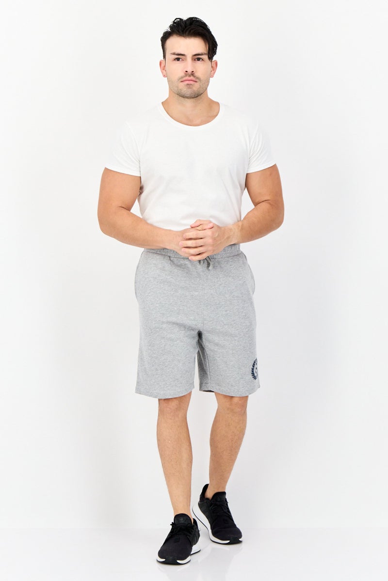 Paul Frank Men Graphic Print Basic Shorts, Grey - Image 2