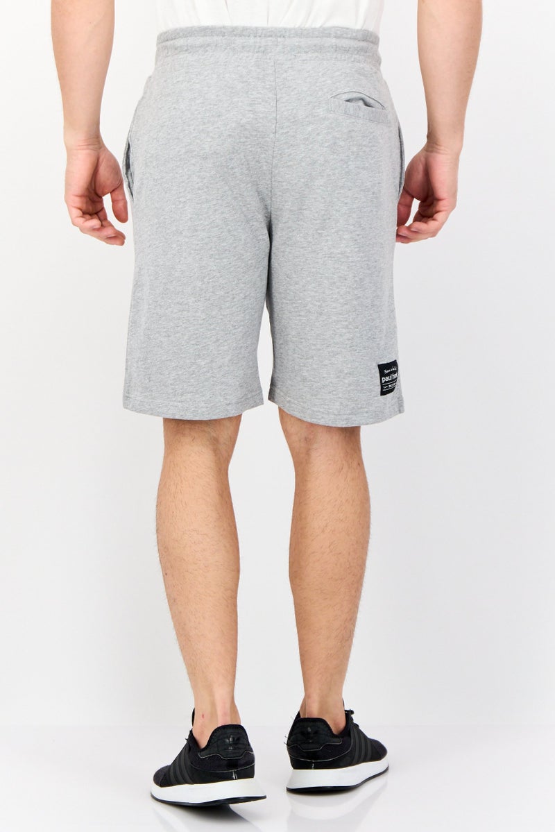 Paul Frank Men Graphic Print Basic Shorts, Grey - Image 4