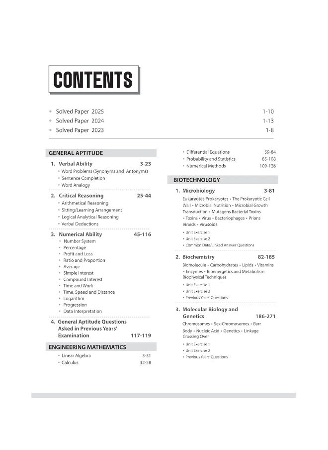Arihant GATE TUTOR Study Guide for Biotechnology Exam 2026 | Fully Revised Edition with Gate Solved Papers (2025-2023) and 5 Mock Tests
