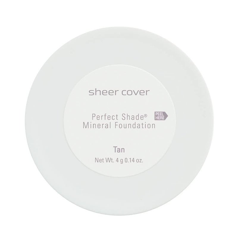 Sheer Cover â€“ Flawless Face Kit â€“ Perfect Shade Mineral Foundation â€“ Conceal & Brighten Highlight Trio â€“ with FREE Foundation Brush and Concealer Brush â€“ Tan Shade â€“ 4 Pieces - Image 3