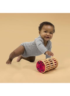 B. Toys B. toys- A-Maze Rain Rush Dexterity Toy- Crawling Rolling Tower- Developmental Natural Wooden Rainmaker Toy- Toys for Toddlers  - Image 5