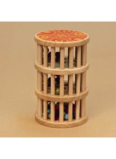 B. Toys B. toys- A-Maze Rain Rush Dexterity Toy- Crawling Rolling Tower- Developmental Natural Wooden Rainmaker Toy- Toys for Toddlers  - Image 4