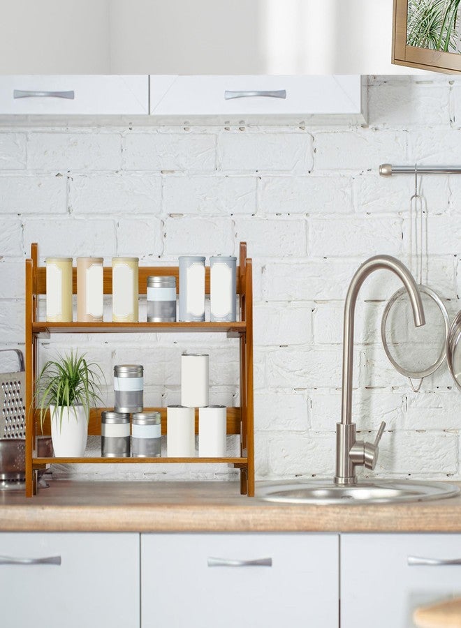 VaeFae Teak Wood Floating Shelves Bathroom, Foldable Wooden Rack Wall Mount, 2 Shelves - Image 5