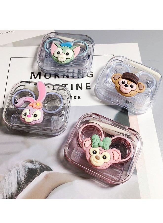 Cartoon ShellieMay Contact Lens Case Pink/Green/Clear，Contact Lens Box Holder Container with Mirror Tweezers Remover Tool for Outdoor Office Daily Use - pzsku/Z03698672D258DB30A1DEZ/45/_/1685673789/03f9fcef-6f63-4203-ba84-1f414efbeae9