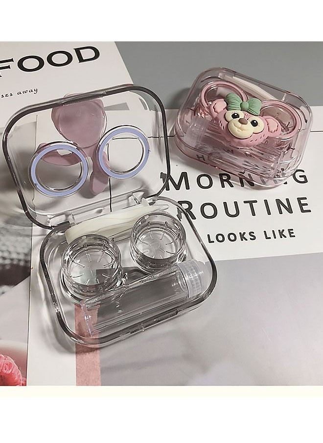 Cartoon ShellieMay Contact Lens Case Pink/Green/Clear，Contact Lens Box Holder Container with Mirror Tweezers Remover Tool for Outdoor Office Daily Use - pzsku/Z03698672D258DB30A1DEZ/45/_/1685673789/3db8dac2-dc5f-4f1e-96e7-09d6fba1f82e