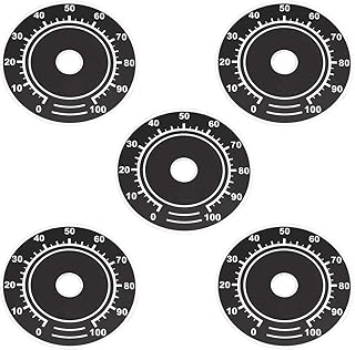 uxcell uxcell Rheostat Variable Transformer Potentiometer Control 0-100 Dial Face Plate 5pcs  - Image 1