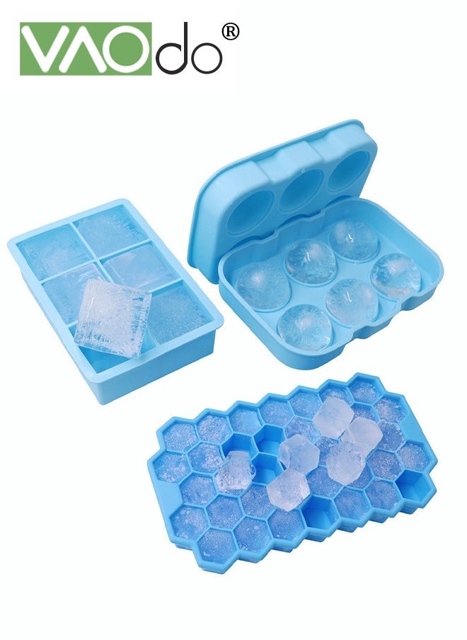 2PCS Ice Cubes Easy To Demould Food Grade Material Suitable For Milk Coffee Juice