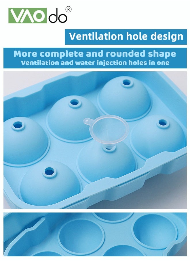 2PCS Ice Cubes Easy To Demould Food Grade Material Suitable For Milk Coffee Juice