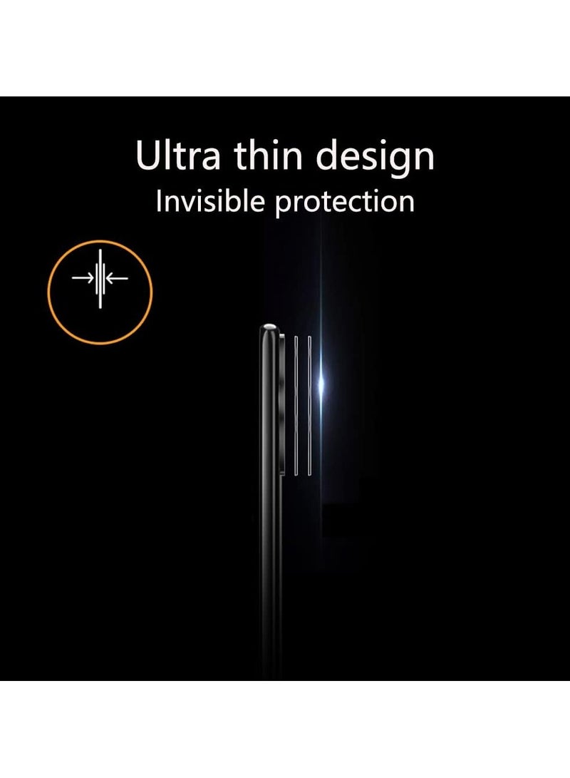 general [2+2 Pack] Compatible with Honor 400 5G Screen Protector and Camera Lens Protector HD Tempered Glass, [Support Fingerprint Unlock] 9H Hardness Scratch Resistant No Bubbles - Image 5