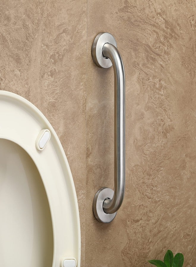 FORTUNE Stainless Steel Grab Bar for Bathroom & Bathtub Wall Mounted Safety Hand Support Rail Matt Finish - Balance Handle - Towel Bar - (8 Inch, Pack of 3) - Image 5