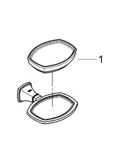 Grohe Grandera Soap Dish12×14 cm -White  - Image 3